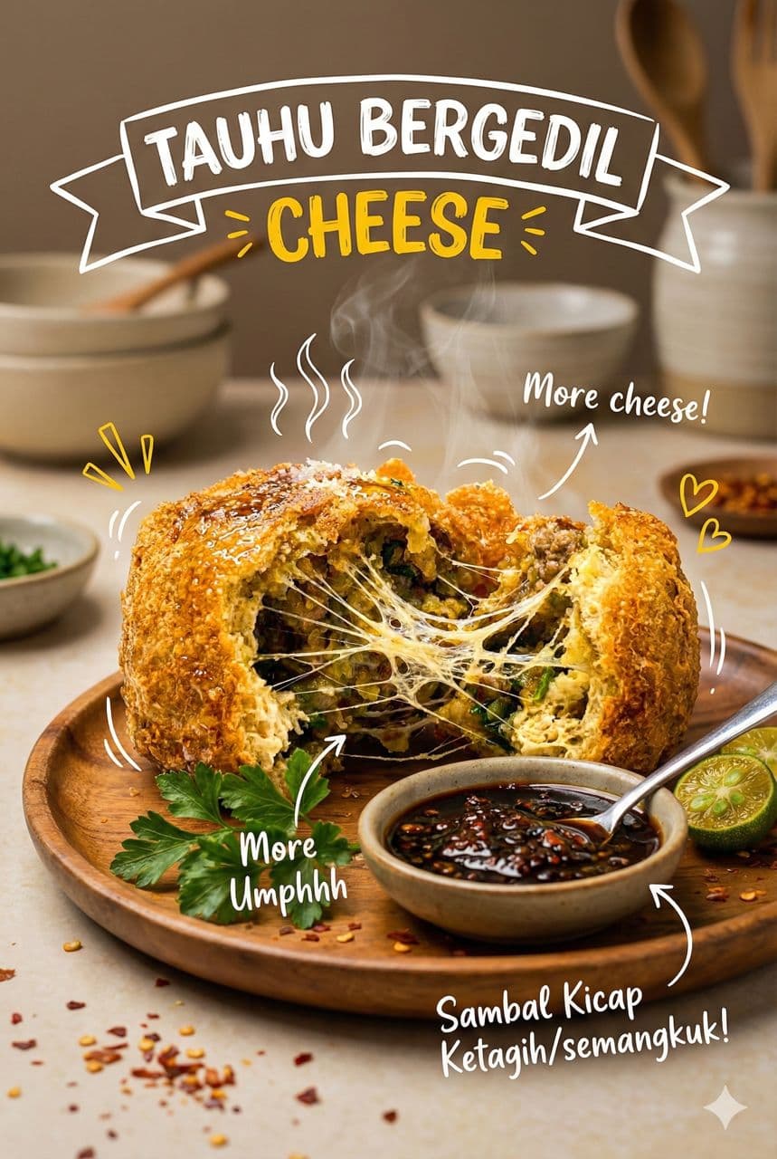 Tauhu Bergedil Original Ayam Cheese
